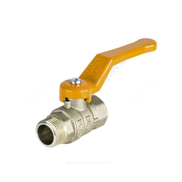 Кран шар лат газ Стандарт Ду20 Ру40 м/р полн рыч Dist 422Р-2