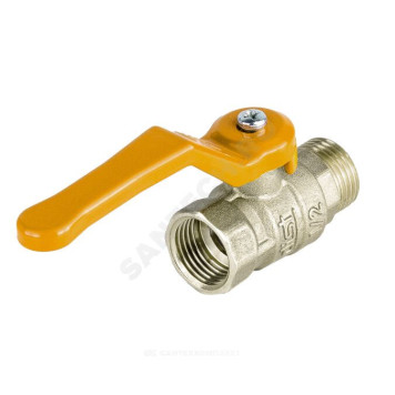 Кран шар лат газ Стандарт Ду20 Ру40 м/р полн рыч Dist 422Р-6