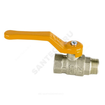 Кран шар лат газ Стандарт Ду20 Ру40 м/р полн рыч Dist 422Р-7