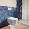 VilleroyBoch Viclean Унитаз-биде 38.5х59.5х36см., подвесной, в комплекте с сиденьем, покрытие CeramicPlus, цвет: альпийский белый. V0E100R1