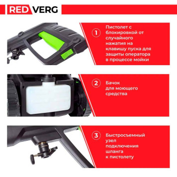Мойка высокого давления REDVERG RD-HPW2200-22