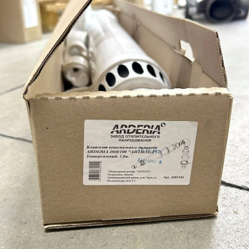 Комплект коаксиального дымохода ARDERIA D60/100 АНТИЛЕД, универсальный, 1,0м-4