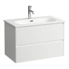 Laufen Lua База подвесная 80х45хh52см., с раковиной, с 1 отв., 2 ящика, цвет: белый матовый. 8.6008.7.260.104.1
