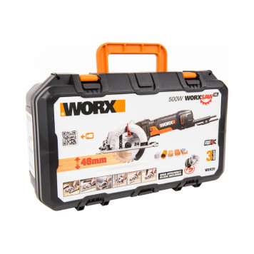 Пила дисковая компактная в кейсе WORX WX439-5