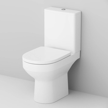 C708600WH Напольный унитаз-компакт безободковый FlashClean, без сиденья-3