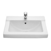 131108S0011B0 Умывальник Орион с переливом белый 572х424 1.3110.8.S00.11B.0