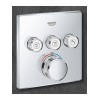 Внешняя часть термостатического смесителя GROHE Grohtherm SmartControl на 3 выхода, хром (29126000)