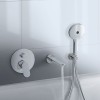 Duravit Wave Излив для ванны 20.2см., настенный, цвет: хром. WA5240010010