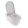 Duravit Starck F Plus Унитаз подвесной, безободковый, с сиденьем Sensowash, инсталляцией и клавишей с системой автосмыва, с покрытием Hygieneglaze, цвет: белый. 612000012002360, 2510092096, WD1039000060, WD5013012060
