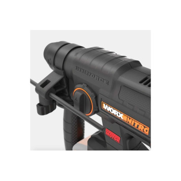 Перфоратор аккумуляторный бесщеточный WORX WX381, 20В, 4Ач x1, ЗУ 2А, кейс-3