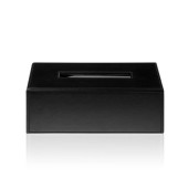 Decor Walther Brownie KB40 Диспенсер для салфеток 24x12x8см, настольный, цвет: черная кожа. 0839960