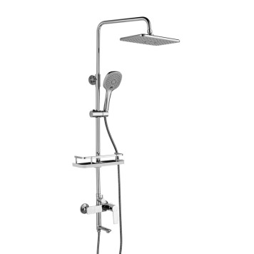 RS27-46 Смеситель одноручный (35 мм) для ванны с верхней лейкойТропический дождь с пов. изл. 97 RS27-46