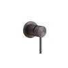 Gessi 316 Встраиваемый смеситель, на 1/2, на 1 источник, внешняя часть, цвет: brushed black metal pvd. 54019#707