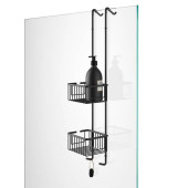 Decor Walther DW HGK2 Корзина универсальная 15x12x70см для душа, подвесная, цвет: черный матовый. 0705060