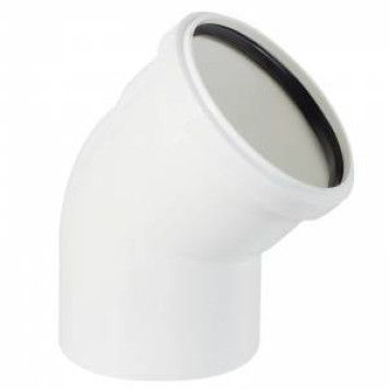 Отвод ELITE МК МПП 110х45, белый