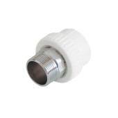 Муфта наружнoй резьбой под шестигранник KALDE, диаметр 40x1 1/4мм 3222-nmo-401a06