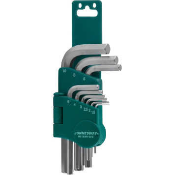 Набор ключей шестигранных Jonnesway Г-образных 9 предметов