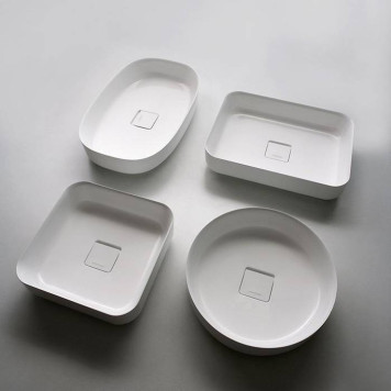 Antonio Lupi Bolo Раковина 63х40 см, без отв., накладная, цвет: белый-3