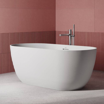 Jacuzzi Moorea Ванна отдельностоящая из акрила 170x75x60.5см, слив-перелив, сифон, регулир.ножки, цвет: белый матовый. MRA00000000-5