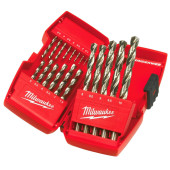 Набор сверл Milwaukee по металлу HSS-G THUNDERWEB (19шт) (1-10 мм) (374)
