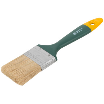 Кисть флейцевая Контур, натур.светлая щетина, пластиковая ручка 2 (50 мм)-1