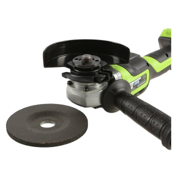 Машина шлифовальная угловая аккумуляторная Greenworks GD24AG 24V (АКБ 4.0 Ач и ЗУ)-8