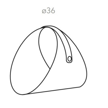 ADJ Дровница Ben, D36 см., цвет: шоколад/капучино-1