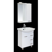 ЛАГУНА/3 Тумба напольная 605х720х320 бел. (подходит умывальник мебельный Лагуна 65) TLGN65