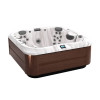 Jacuzzi SPA J335 Минибассейн 214х214х92см, стереосистема, акрил Porcelain, с крышкой, цвет: Modern Hardwood. 903002411, ZP76ZD0EW4T