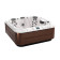 Jacuzzi SPA J335 Минибассейн 214х214х92см, стереосистема, акрил Porcelain, с крышкой, цвет: Modern Hardwood. 903002411, ZP76ZD0EW4T
