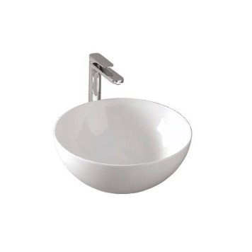 Раковина, Artceram, La Ciotola, шгв 460-460-200, отверстия для смесителя-отсутствуют, цвет-белый глянцевый