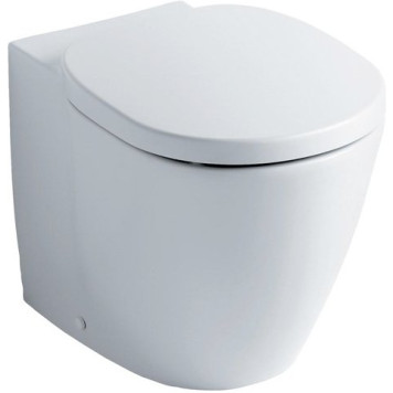 E803401 Connect Унитаз соло напольный пристенный, горизонтальный выпуск (собран комплект E803401+E772401) E803401