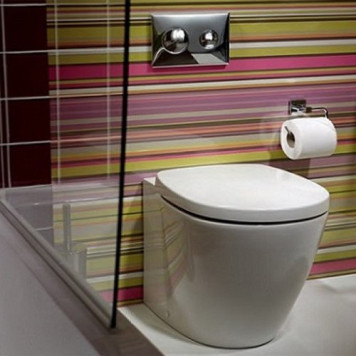 E803401 Connect Унитаз соло напольный пристенный, горизонтальный выпуск (собран комплект E803401+E772401) E803401-1