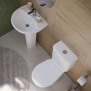 LYRA PLUS 2638.6.000.242.1 унитаз напол., подвод воды снизу (старый арт. 2638.6.000.242.9) 2638.6.000.242.1-9