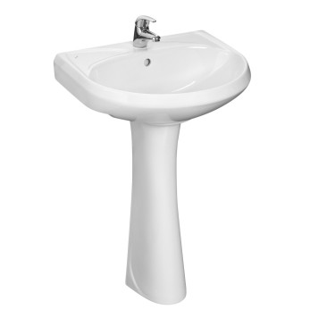 131115S0011B0 Умывальник Версия с переливом белый 565х455 1.3111.5.S00.11B.0-1