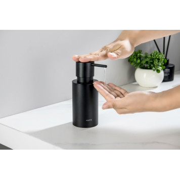 AQ4229MB ОБЕРОН дозатор настольный, матовый черный AQ4229MB-1