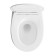 AQ1582T-00 СИРИУС Унитаз подвесной TORNADO безободковый 520360350, тонкое сиденье с механизмом плавного закрывания, крепеж AQ1582T-00