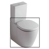 E803701 Connect Cube Унитаз напольный пристенный для монтажа с бачком горизонтальный выпуск. E803701