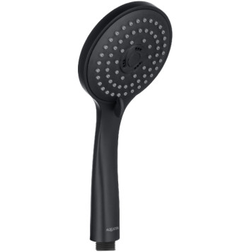 AQ2040MB ВЕГА душевая система (смеситель для ванны) 3jet 250мм, матовый черный AQ2040MB-1