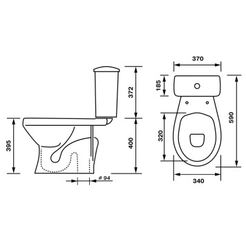 47301110322 Унитаз-компактСуперкомпакт с выпуском в полСтандарт 47301110322-2