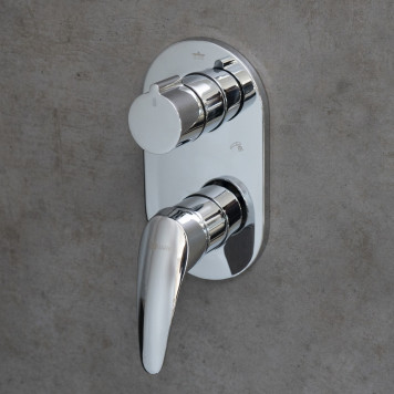 LM0429CLINARAСмеситель для душа встраиваемый с дополнительной 1-функциональной лейкой, хром LM0429C-4