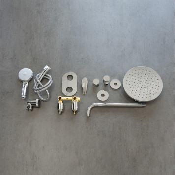 LM0429CLINARAСмеситель для душа встраиваемый с дополнительной 1-функциональной лейкой, хром LM0429C-5