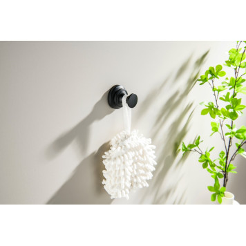 AQ4501MB КЛАССИК крючок, матовый черный AQ4501MB-1