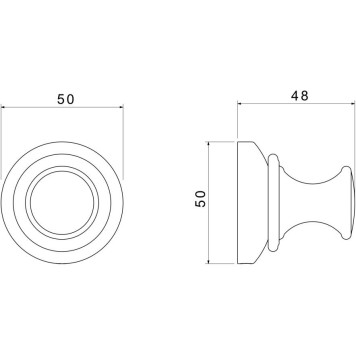AQ4501PG КЛАССИК крючок, полир. золото AQ4501PG-1