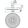 WE00139/94CR верхний душ 20 см WE00139/94CR