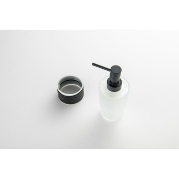 AQ4429MB ЛИРА дозатор настольный, матовый черный AQ4429MB-4