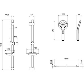 AQ1230CR ОБЕРОН Set 3 в 1 (AQ1210CR+AQ1240CR+AQ2014CR) AQ1230CR-9