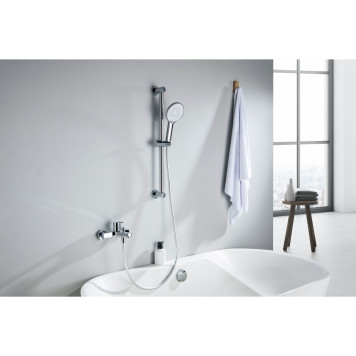 AQ1748CR ЛУГАНО смеситель для ванны с душевым гарнитуром 3jet AQ1748CR-7