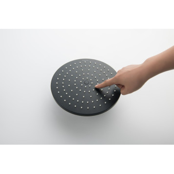 AQ2086MB круглый верхний душ 22012 мм, матовый черный AQ2086MB-2