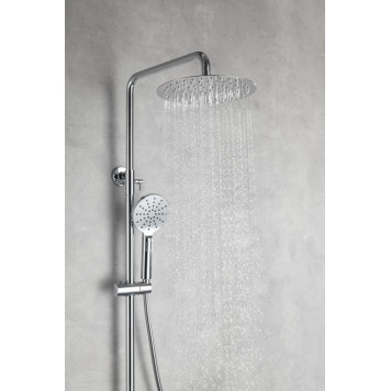 AQ2040CR ВЕГА душевая система (смеситель для ванны) 3jet 250мм AQ2040CR-3